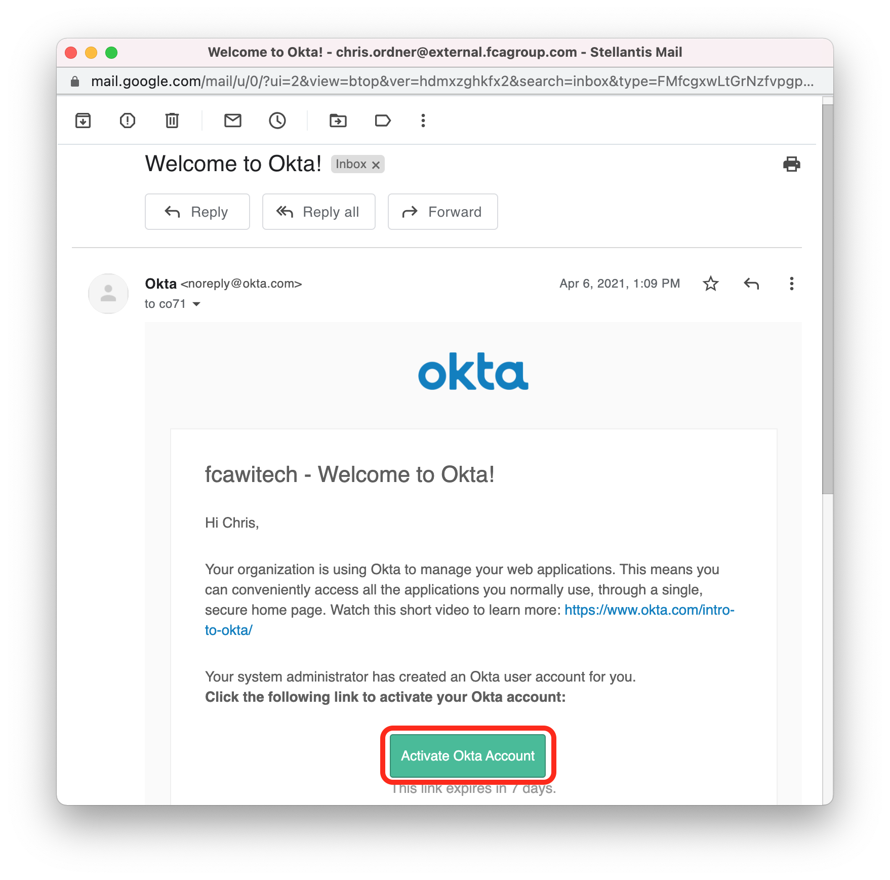 HowTo Create an Okta Login Account wiTECH 2.0 Knowledge Base